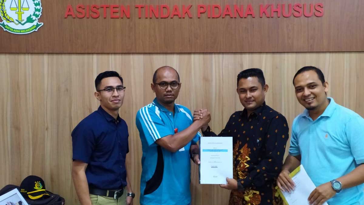 GeRAK Laporkan Dugaan Korupsi Aset Pendopo Wali Kota Subulussalam Dilaporkan ke Kejati Aceh