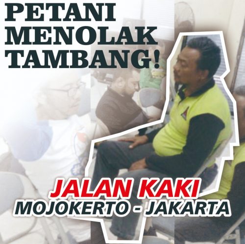 Petani Asal Mojokerto Jalan Kaki
