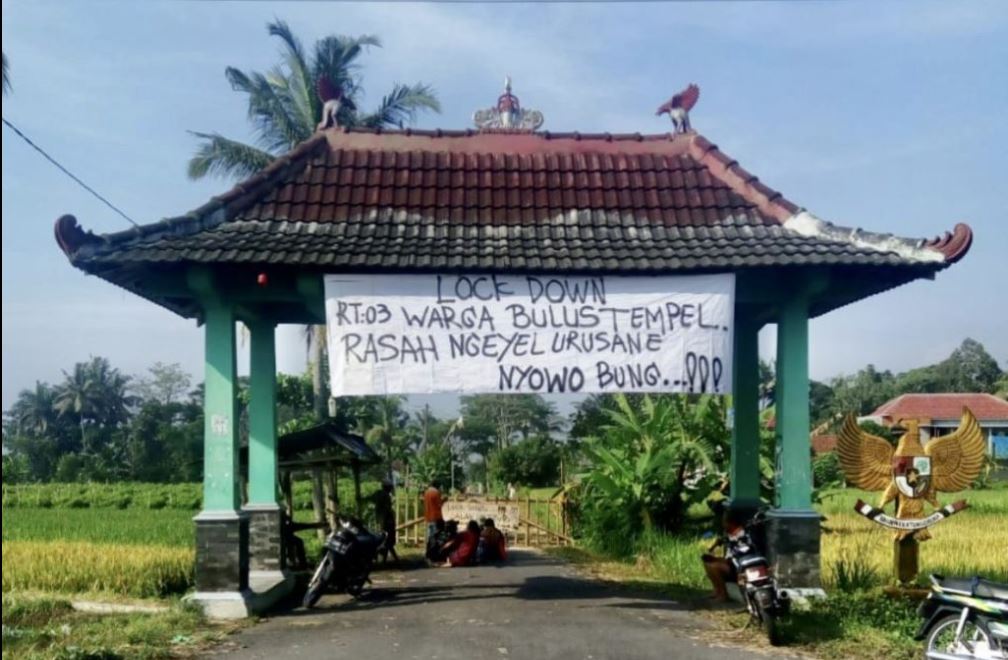 Desa di Sleman Lockdown