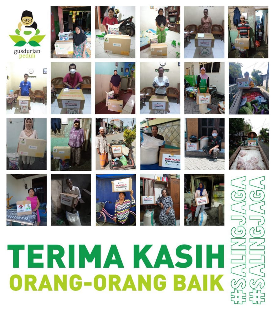 GUSDURian Bantu Warga Terdampak Covid-19 di 60 Kota