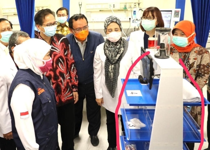 ITS dan UNAIR Ciptakan "Robot Raisa" untuk Melayani Pasien Covid-19