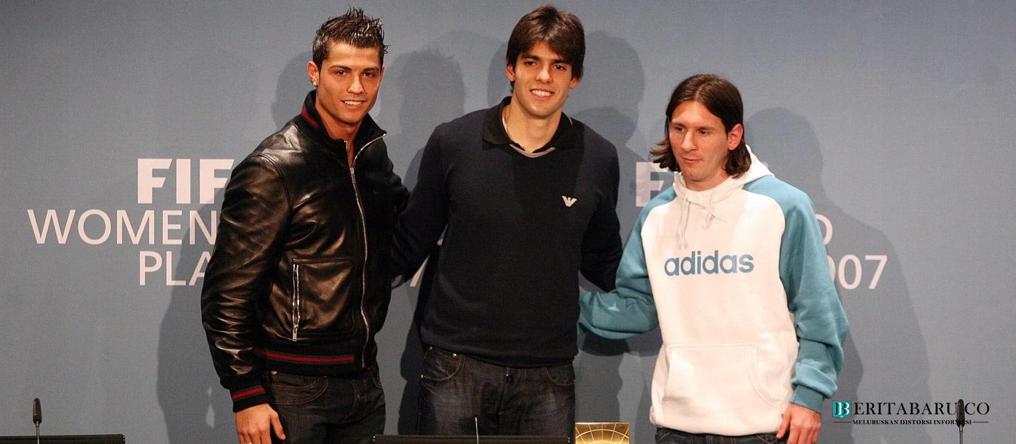 Lionel Messi dan Cristiano Ronaldo di Mata Kaka