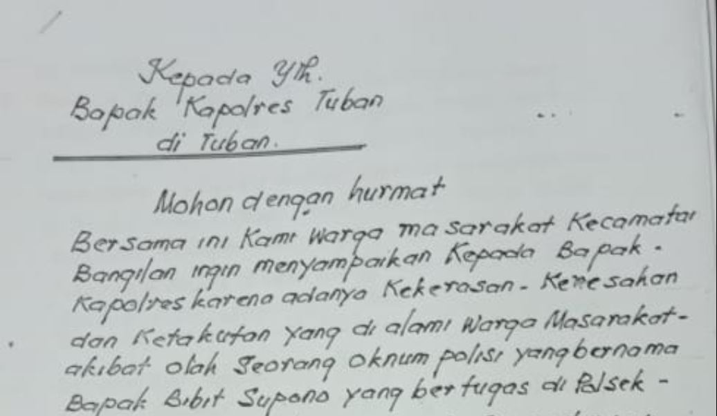 Petisi Warga Bangilan
