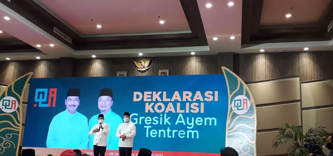 Diusung PKB dan Gerindra, Pasangan Qosim-Alif Optimis Raih 70 Persen Suara di Pilkada Gresik 2020
