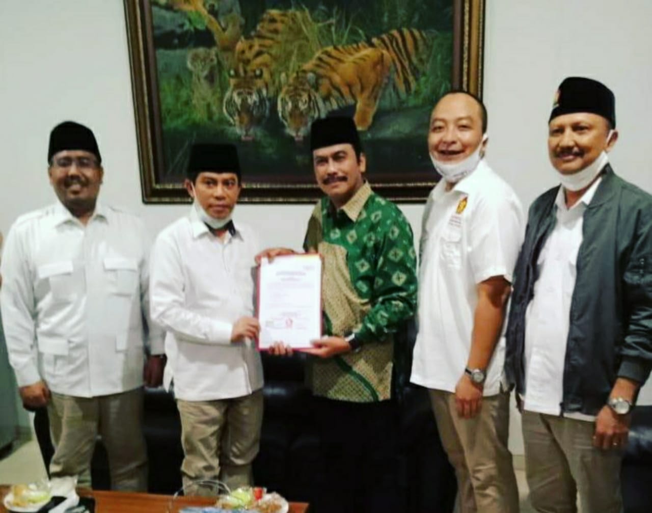 Pilkada Gresik 2020, Rekom DPP Gerindra Resmi Diserahkan untuk Pasangan QA