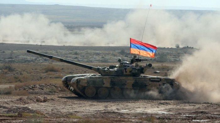 Azerbaijan Bagikan Video Penghancuran Alat Militer Armenia
