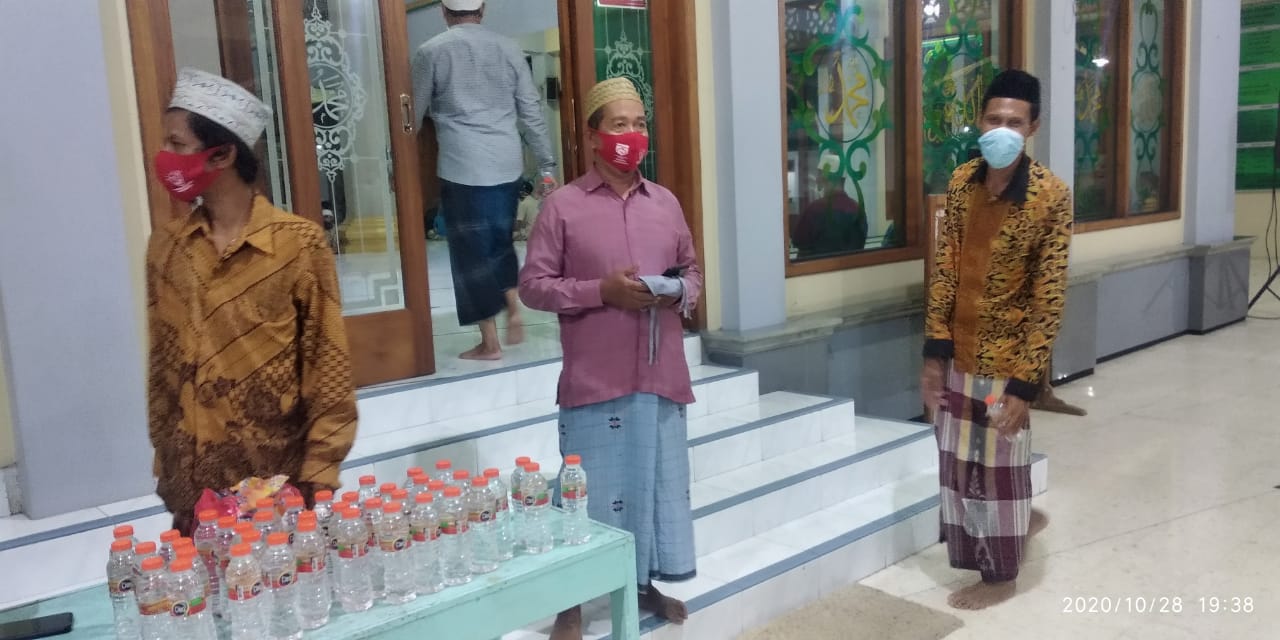 Peringati Maulid Nabi di Tengah Pandemi, Masyarakat Desa Bungah Bentuk Zonasi