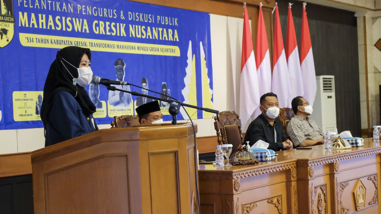 Pelantikan MGN Periode 2021-2022, Ini Pesan Bupati dan Ketua DPRD Gresik