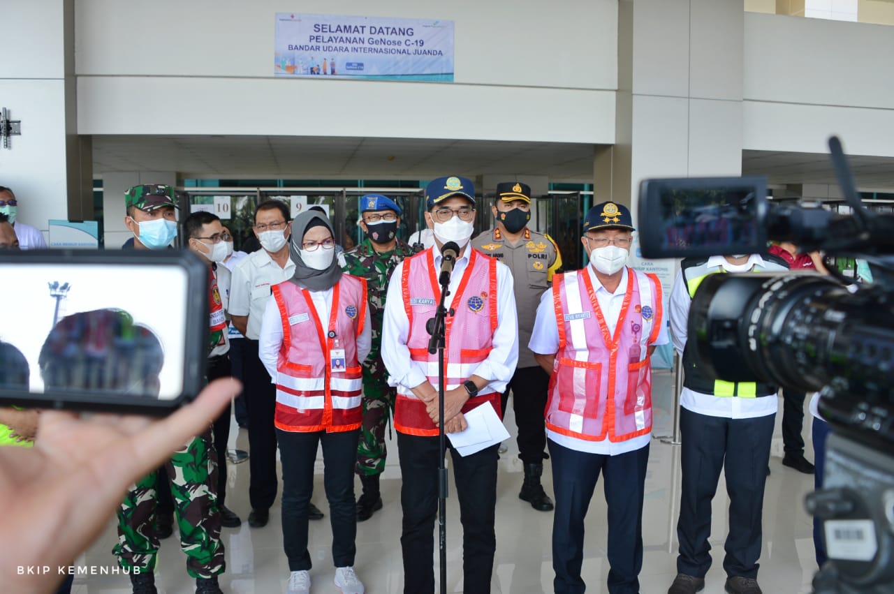 Menhub Budi: GeNose Sudah Diterapkan di 21 Bandara