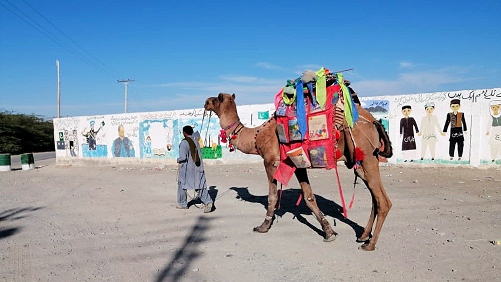 Roshan Si Unta Pembawa Buku Untuk Anak-anak Pedesaan Pakistan