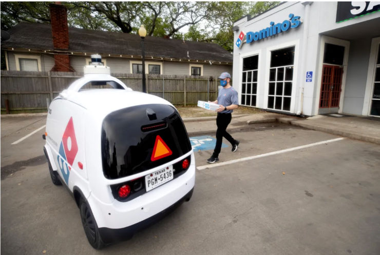 Domino’s Pizza Houston Kirim Pesanan dengan Mobil Tanpa Pengemudi