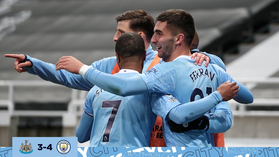 Manchester City Menang 4-3 Melawan Newcastle United