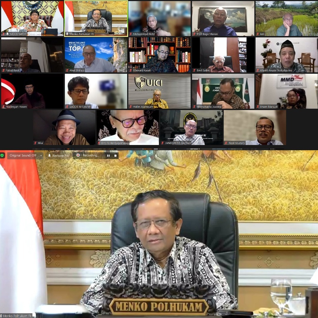 Sejumlah Tokoh Senior Berdialog dengan Mahfud MD