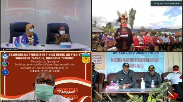 Kemendikbud Resmikan Universitas Okmin Papua