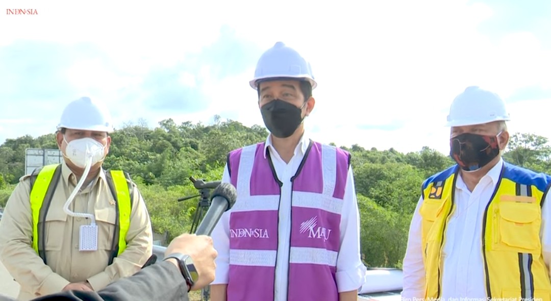 Presiden Pastikan Pembangunan IKN Berjalan Sesuai Rencana
