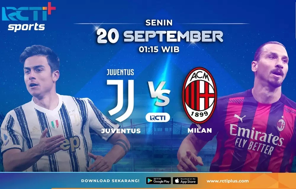 Live Streaming Juventus vs AC Milan, Senin 20 September 2021