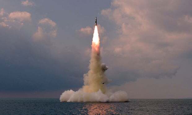 Diluncurkan dari Kapal Selam,Korut Berhasil Lakukan Uji Coba Rudal Balistik Tipe Baru