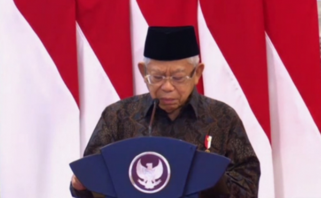 Wapres Ma'ruf Optimis Indonesia Jadi Pemain Kunci Industri Keuangan Syariah