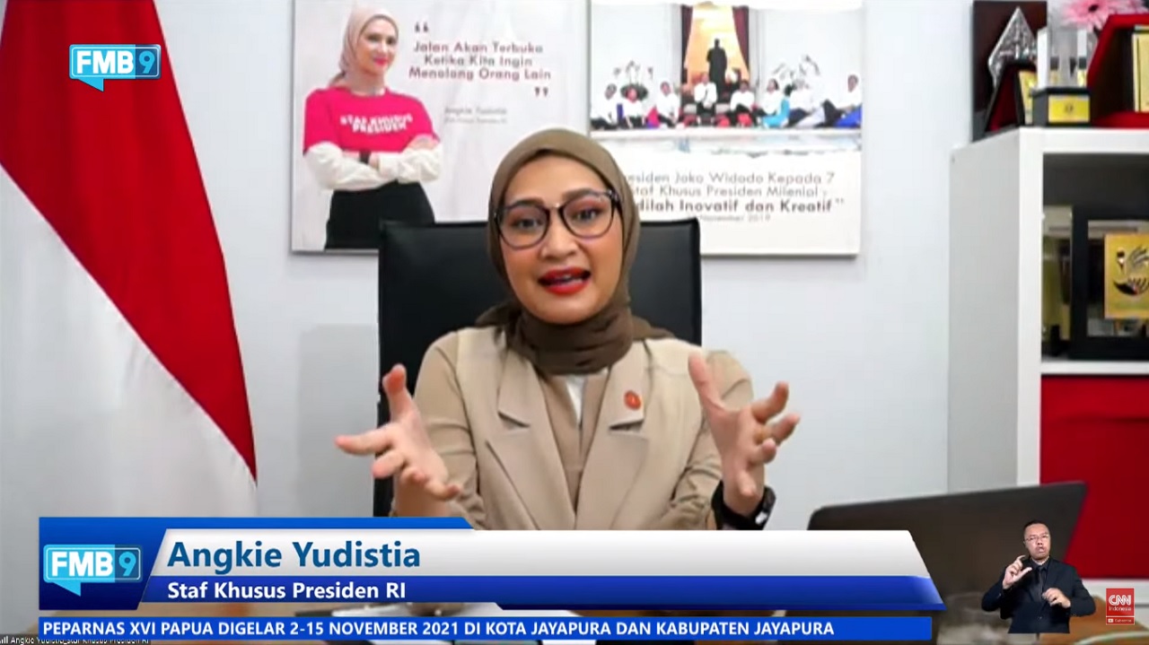 Stafsus Angkie Sebut Pemerintah Komitmen Bangun Pusat Pelatihan Atlet Disabilitas Angkie Yudistia