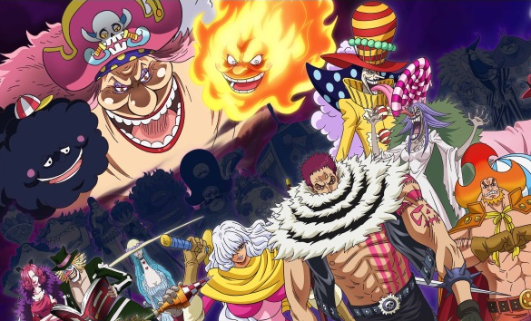 Big Mom dan anak-anaknya (sumber: https://static.wikia.nocookie.net/)
