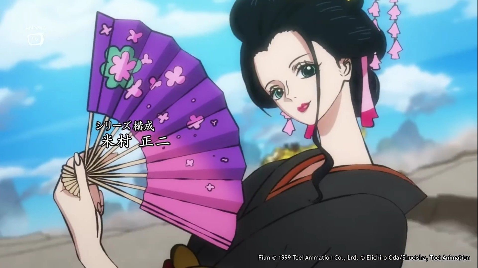 Nico Robin di arc Wanokuni (sumber: i.pinimg)