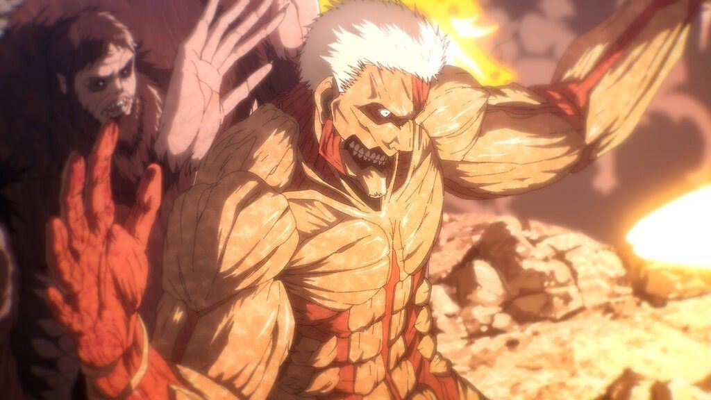 Beast Titan dan Amored Titan (sumber: assets.promediateknologi)
