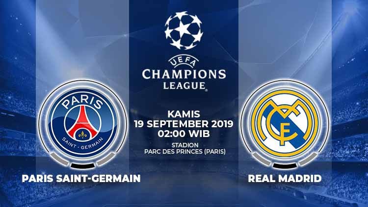 Link Live Streaming PSG vs Real Madrid Liga Champions