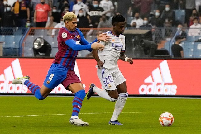 Preview dan Link Streaming Real Madrid vs Barcelona 21 Maret 2022 Real Madrid saat menghelat laga kontra Barcelona di semifinal Supercopa de Espana (foto: istimewa)