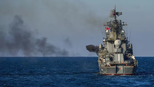 Kapal perang Moskva. Foto: RIA Novosti/Ivan Rodionov.