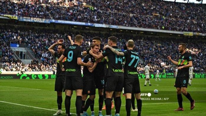 Skuat Inter Milan (foto: AFP Meguel Medina)