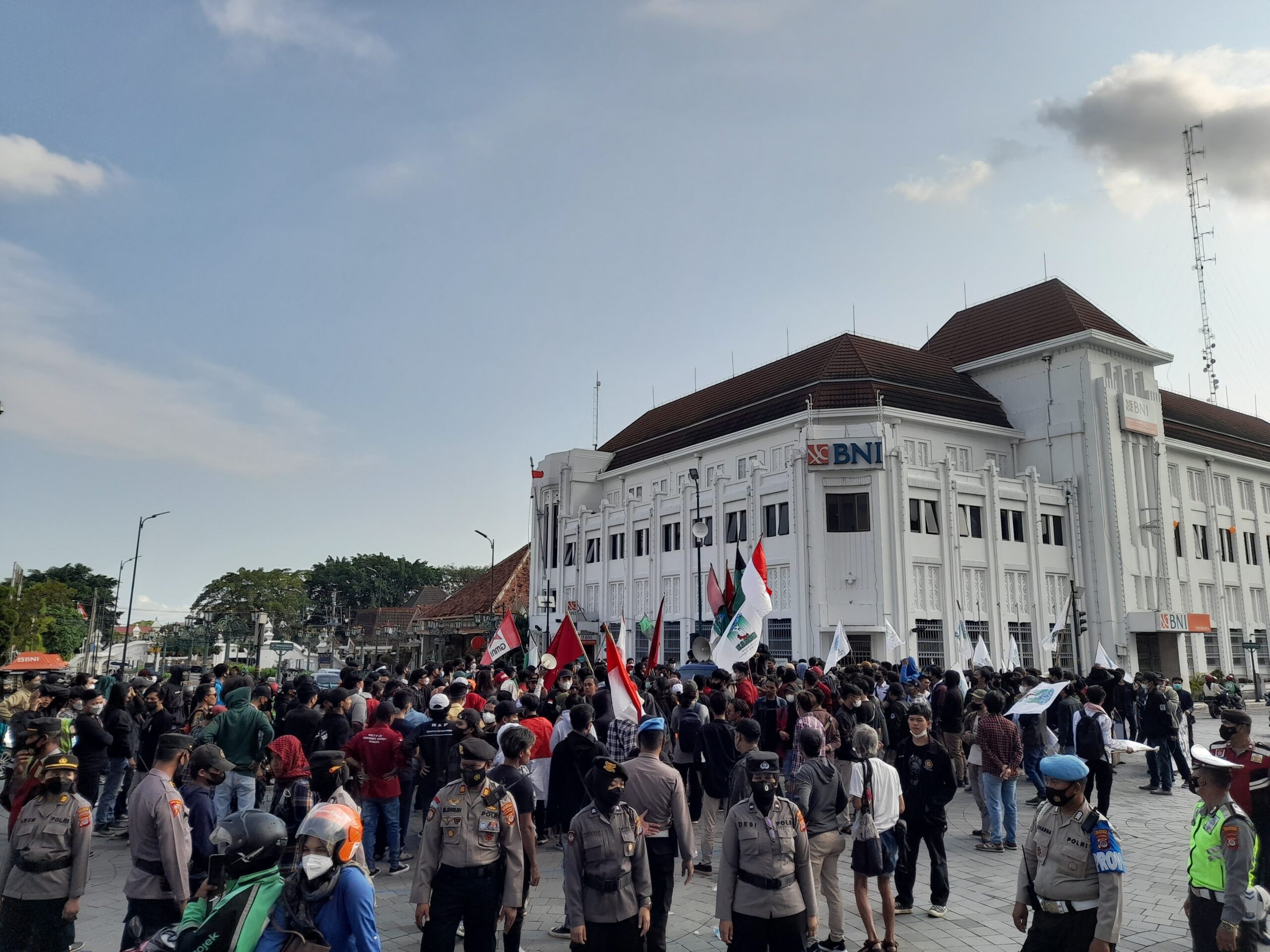 Aksi Mahasiswa Berjalan Damai, Polda DIY Ucapkan Terimakasih