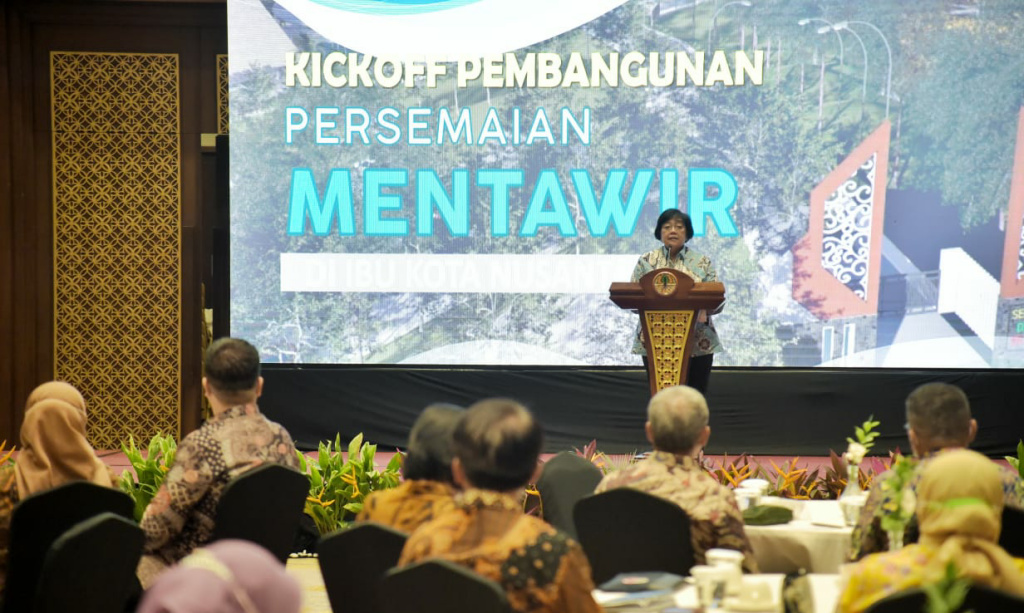 Menteri LHK, Siti Nurbaya Gelar Kick Off Pembangunan Persemaian Mentawir IKN Menteri LHK, Siti Nurbaya Gelar Kick Off Pembangunan Persemaian Mentawir IKN