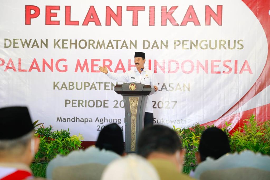 Lantik Pengurus PMI, Wabup Pamekasan Ajak Kolaborasi Layanan Terbaik