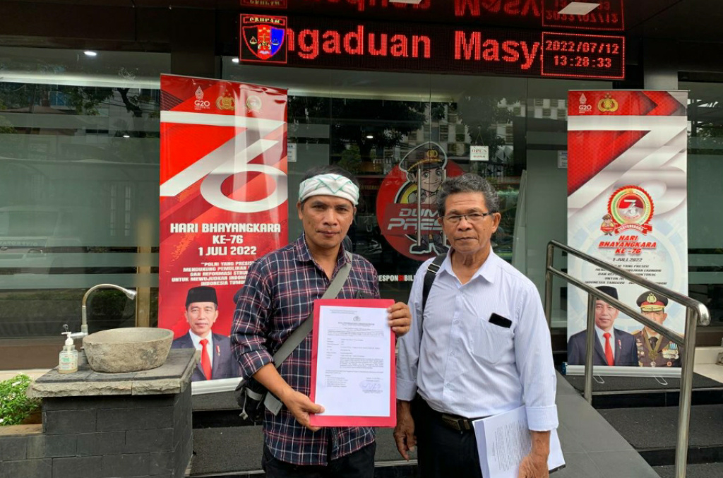 Koalisi Selamatkan Pulau Sangihe Laporkan Dugaan Pelanggaran Kode Etik Profesi Anggota Polres Kepulauan Sangihe dan Polsek Tabukan Selatan ke Divpropam Polri