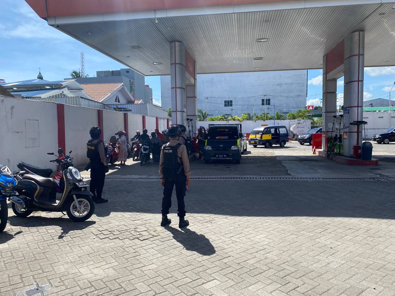 Polres Parepare Sigap Jaga SPBU, Jelang Kenaikan Harga BBM Polres Parepare