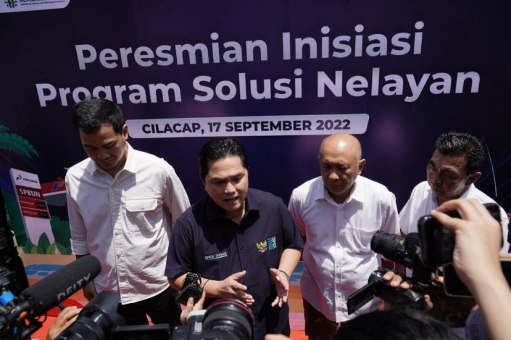 Erick dan Teten Resmikan Program Solusi Nelayan