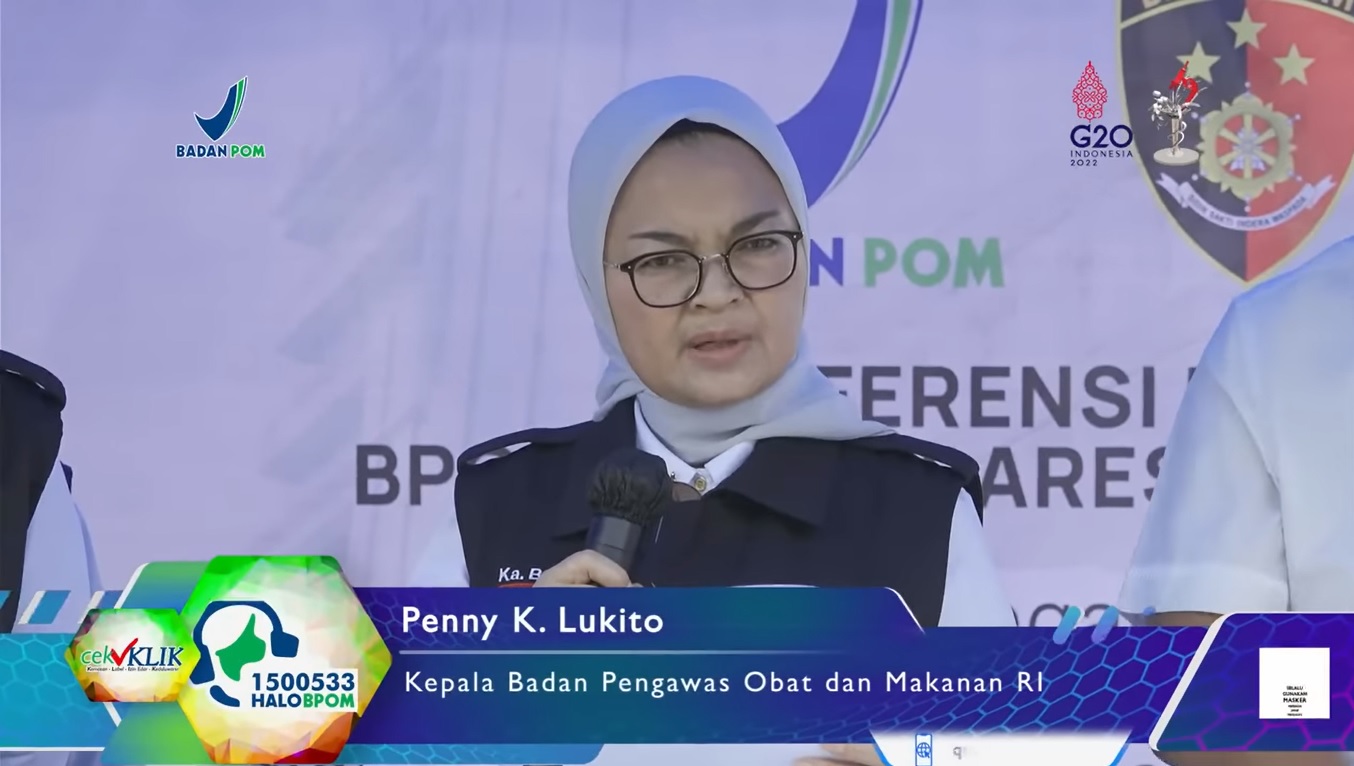 Foto: Tangkapan Layar Youtube BPOM.