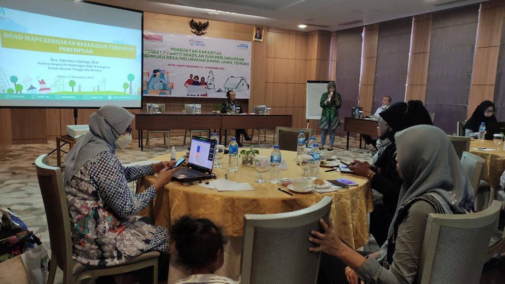 Cegah Kekerasan Berbasis Gender, Desa Damai Jateng Gelar Pelatihan Layanan Keadilan dan Perlindungan Perempuan