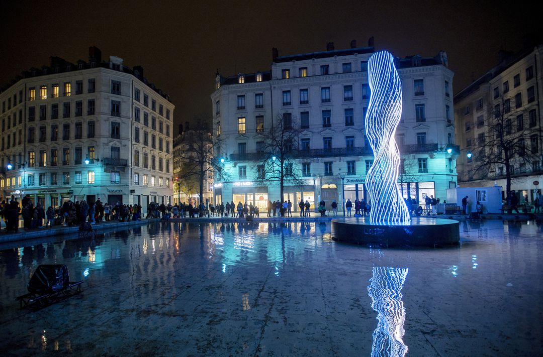 Krisis Energi, Festival Cahaya di Kota Lyon Prancis Gunakan Daya Ringan