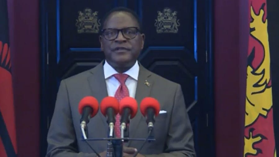 Presiden Malawi akan Umumkan Perampingan Kabinet untuk Maksimalkan Keterbatasan Sumber Daya