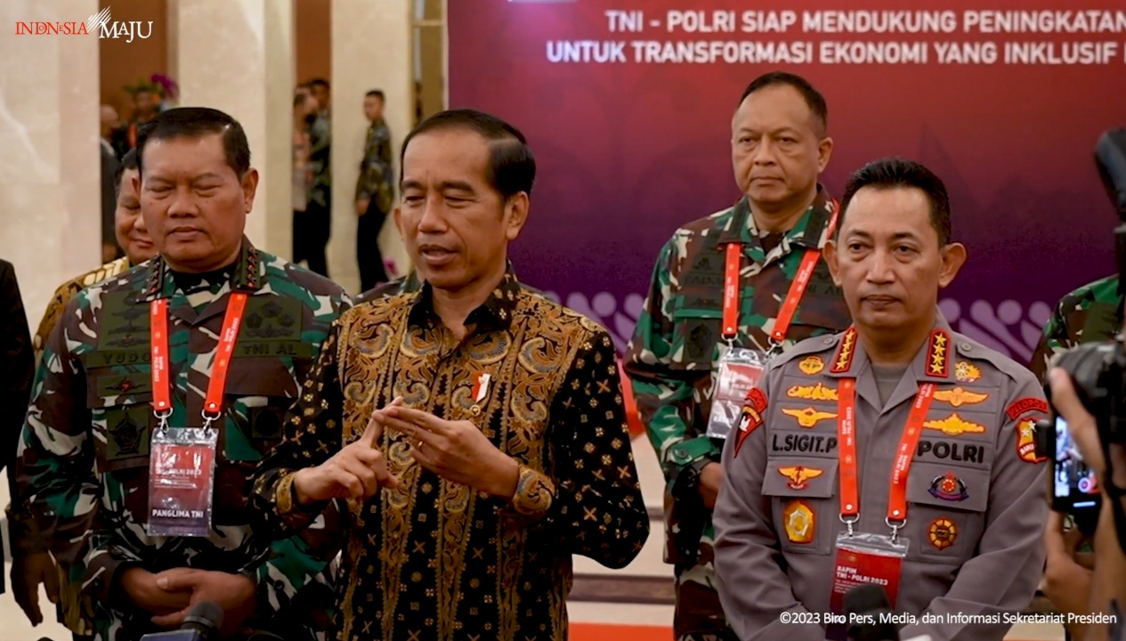 Presiden Jokowi Minta TNI-Polri Serius Berantas Tambang dan Ekspor Ilegal