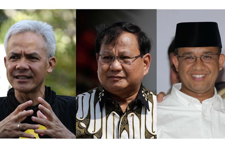 Survei Indikator Politik Indonesia: Ganjar Unggul dari Prabowo dan Anies