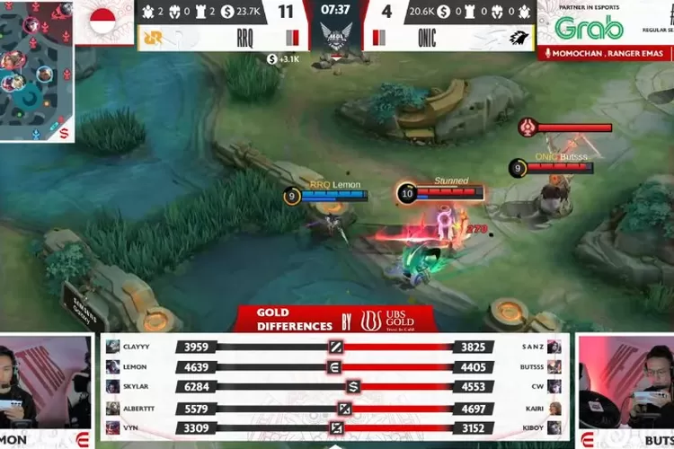 RRQ vs ONIC Esports: Lemon Dkk Patahkan 9 Win Streak Lawan