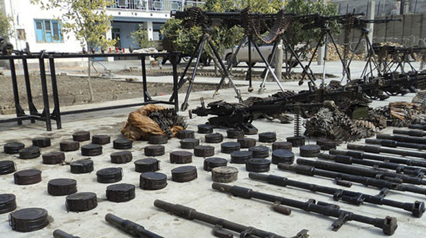 Pasukan Keamanan Afghanistan Temukan Gudang Senjata di Provinsi Namroz