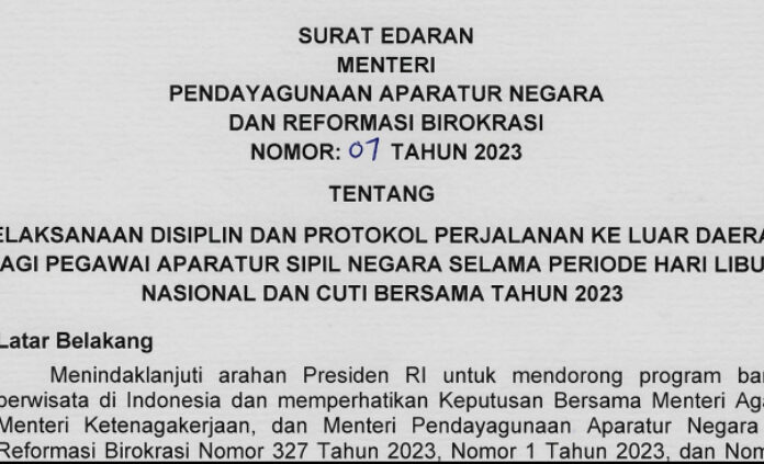 Pemerintah Larang ASN Pakai Mobil Dinas untuk Mudik dan Terima Parsel Lebaran