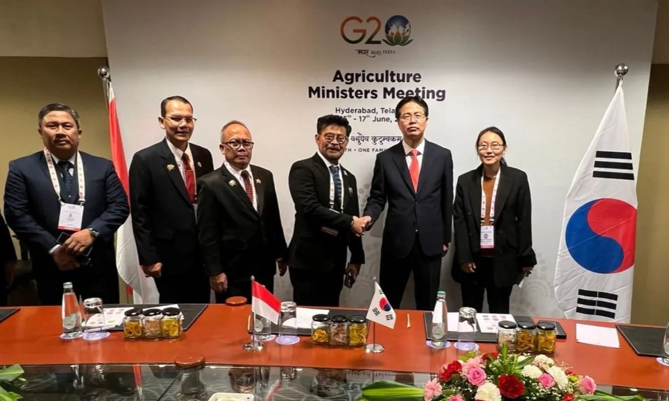 Mentan Syahrul Pamer Kesepakatan dengan Korsel di Tengah Polemik Pemanggilan KPK