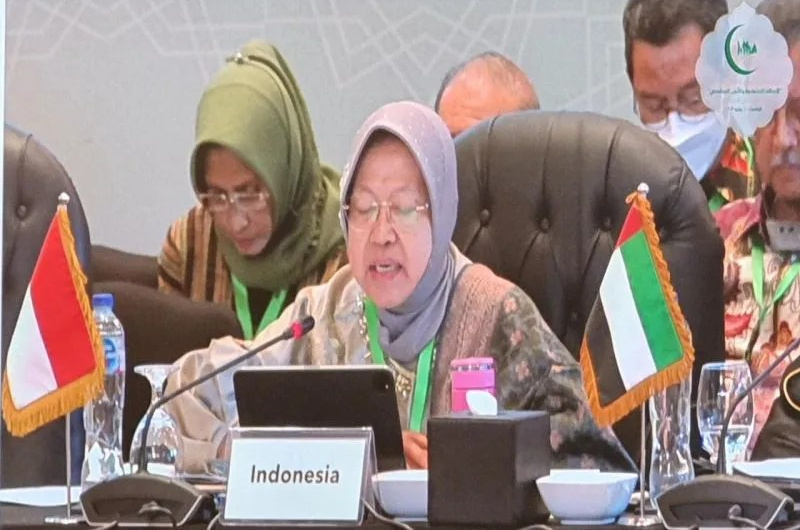 Mensos Risma Paparkan Penanganan Sosial di Konferensi Tingkat Menteri OKI