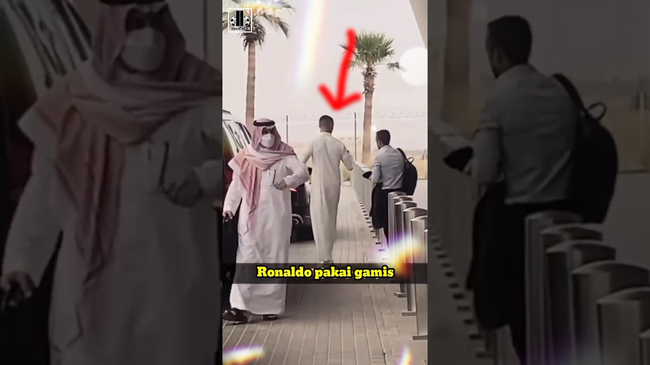 Ronaldo Kenakan Gamis untuk Aktivitas Sehari-hari