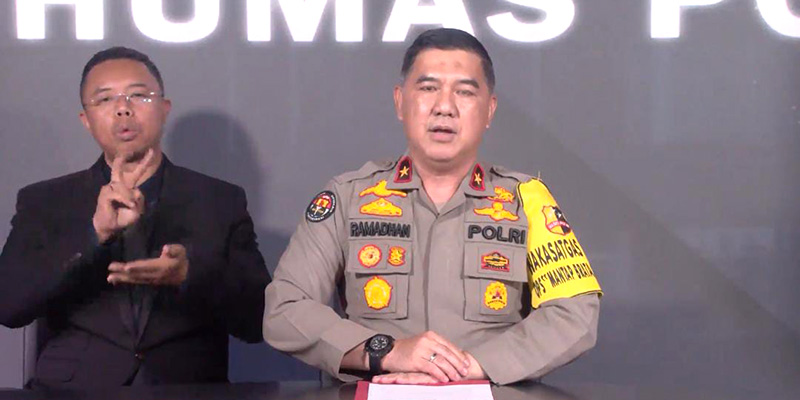 Mabes Polri Larang Anggotanya Hadir di Acara Pemilu Karo Penmas Mabes Polri Ahmad Ramadhan
