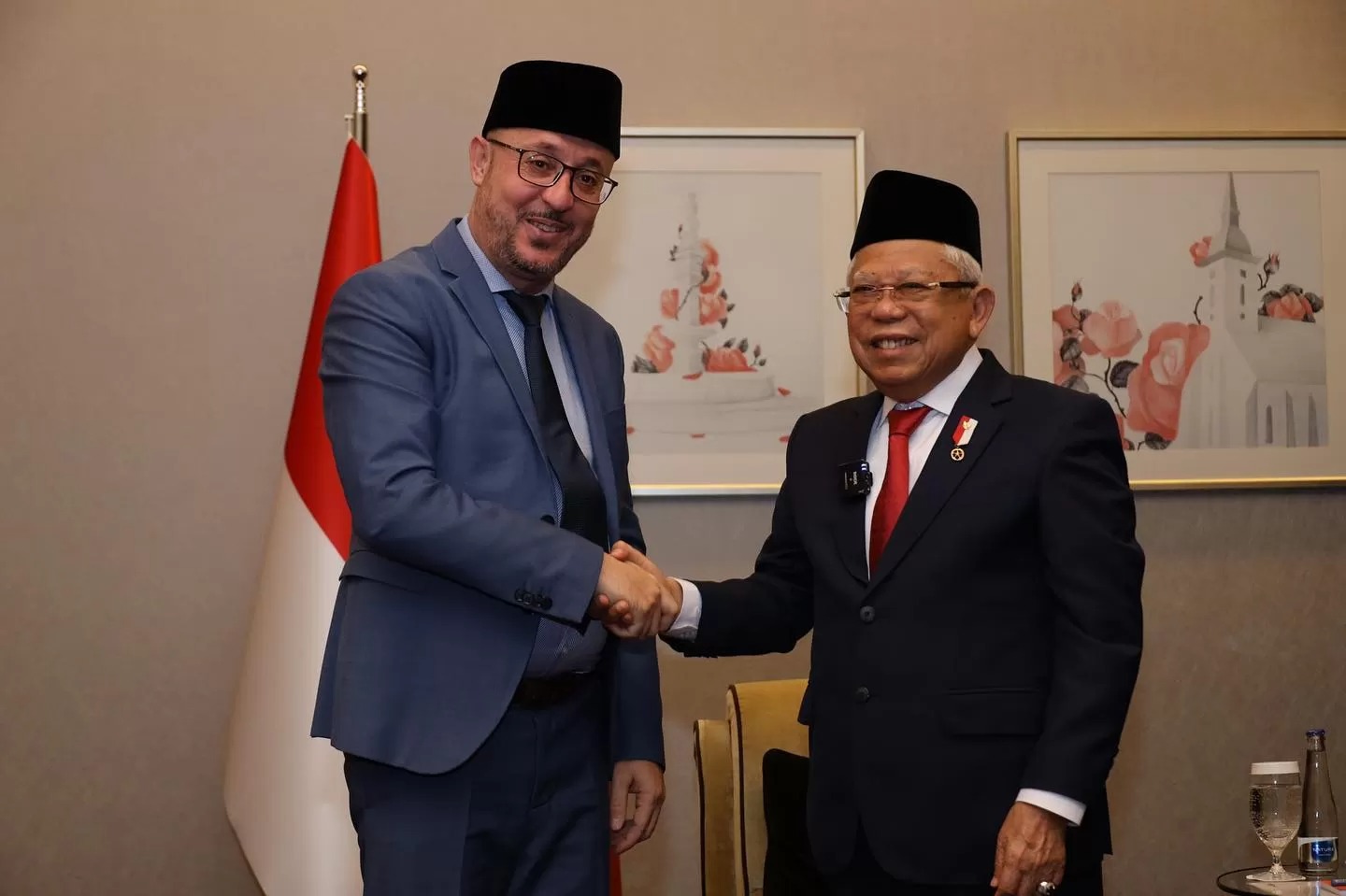 Wapres Ajak Muslim Slovakia Terapkan Moderasi Islam untuk Cegah Konflik Agama Wapres saat berkunjung ke Slovakia (Foto: instagram @kyai_marufamin.)
